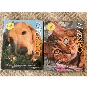 NWT Dogs 24/7 and Cats 24/7 Photographic Books